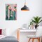 Stupell Industries Vibrant Cactus Flowers over Pink Wall Plaque, design by LSR Design Studio